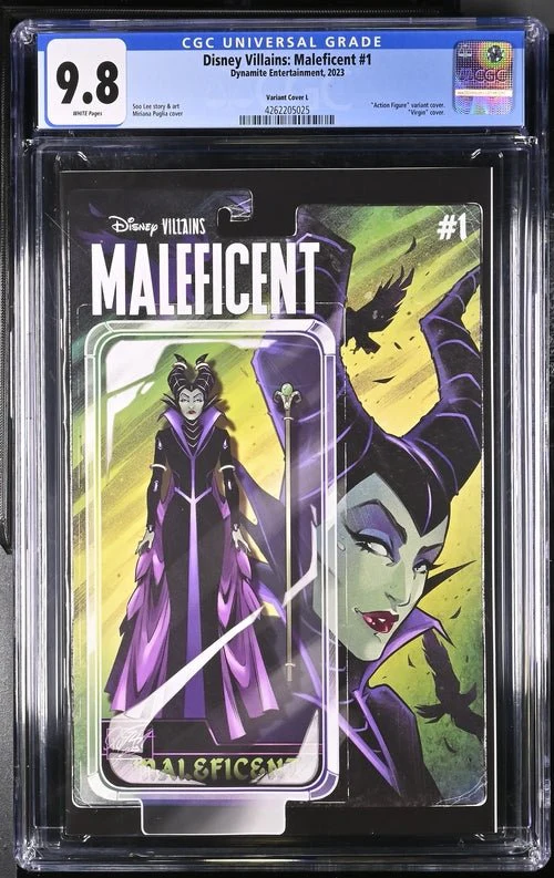 Disney Villains Maleficent #1 1:30 Action Figure Edition Variant CGC Universal 9.8 - Image 12