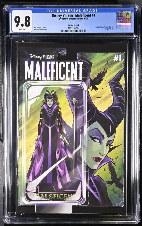 Disney Villains Maleficent #1 1:30 Action Figure Edition Variant CGC Universal 9.8 - Image 14