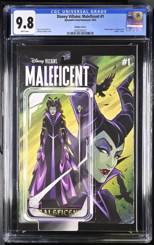Disney Villains Maleficent #1 1:30 Action Figure Edition Variant CGC Universal 9.8 - Image 16