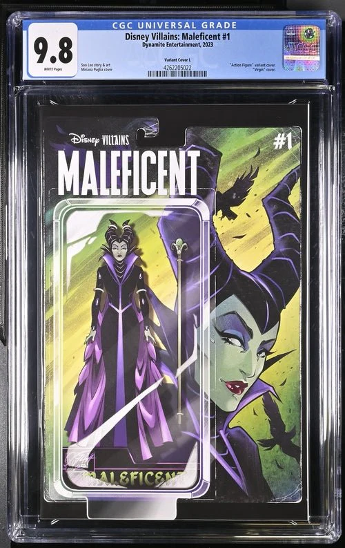 Disney Villains Maleficent #1 1:30 Action Figure Edition Variant CGC Universal 9.8 - Image 18