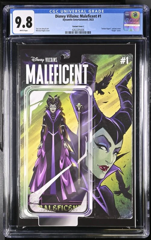Disney Villains Maleficent #1 1:30 Action Figure Edition Variant CGC Universal 9.8 - Image 2