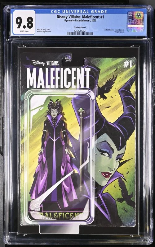 Disney Villains Maleficent #1 1:30 Action Figure Edition Variant CGC Universal 9.8 - Image 20