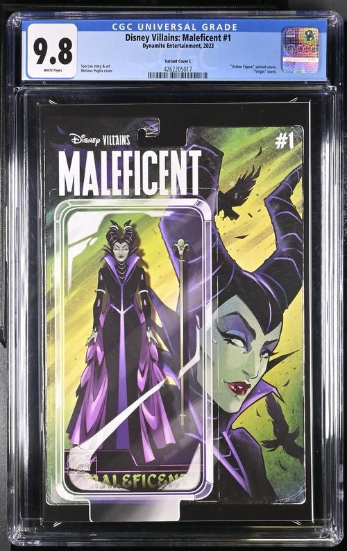 Disney Villains Maleficent #1 1:30 Action Figure Edition Variant CGC Universal 9.8 - Image 22