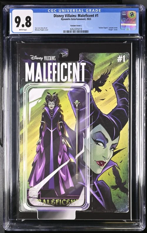 Disney Villains Maleficent #1 1:30 Action Figure Edition Variant CGC Universal 9.8 - Image 4