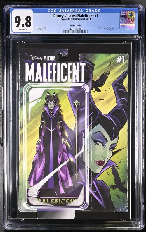 Disney Villains Maleficent #1 1:30 Action Figure Edition Variant CGC Universal 9.8 - Image 6