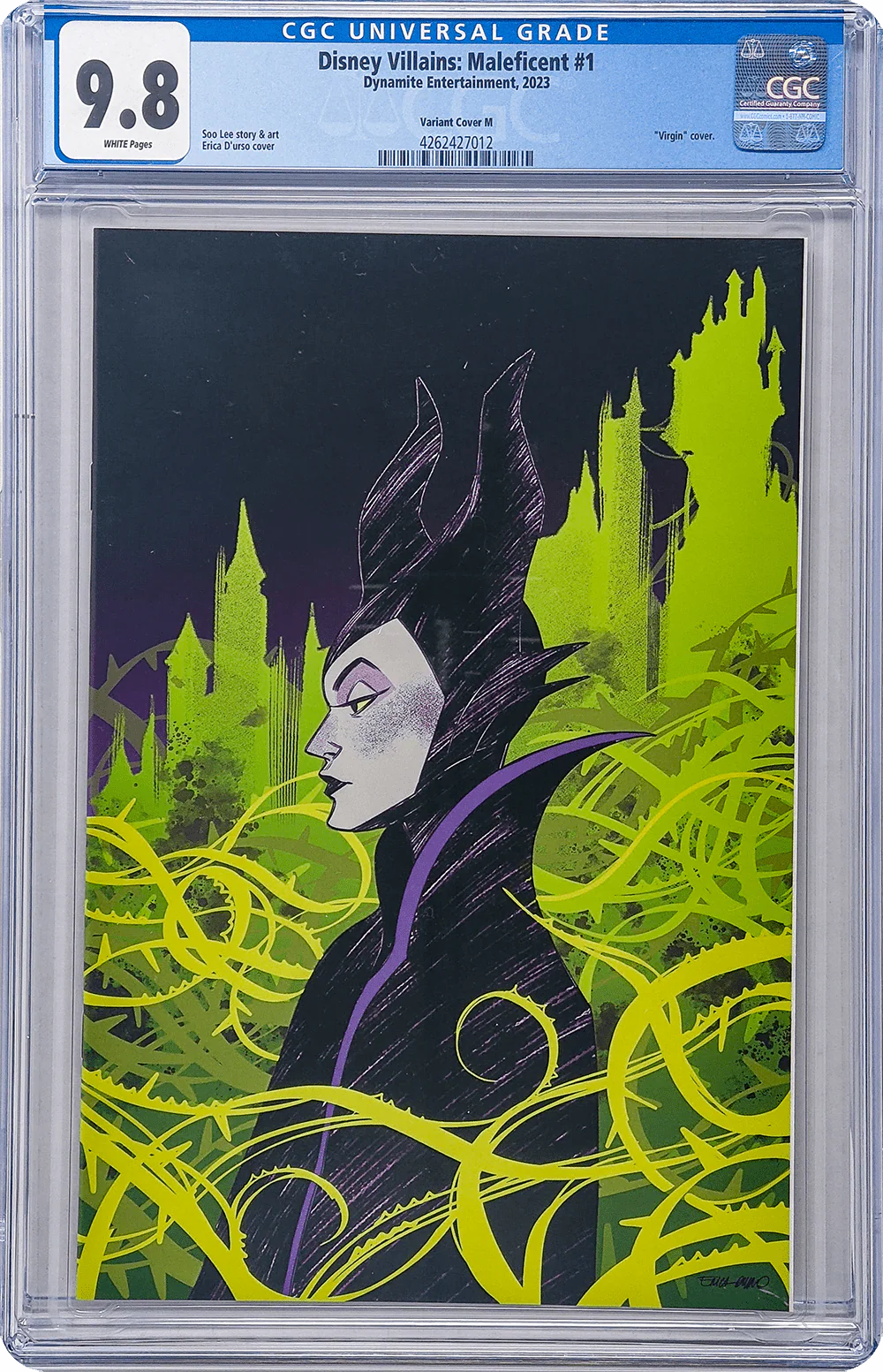 Disney Villains Maleficent #1 Durso 1:40 Virgin Edition Variant CGC Universal 9.8 - Image 2
