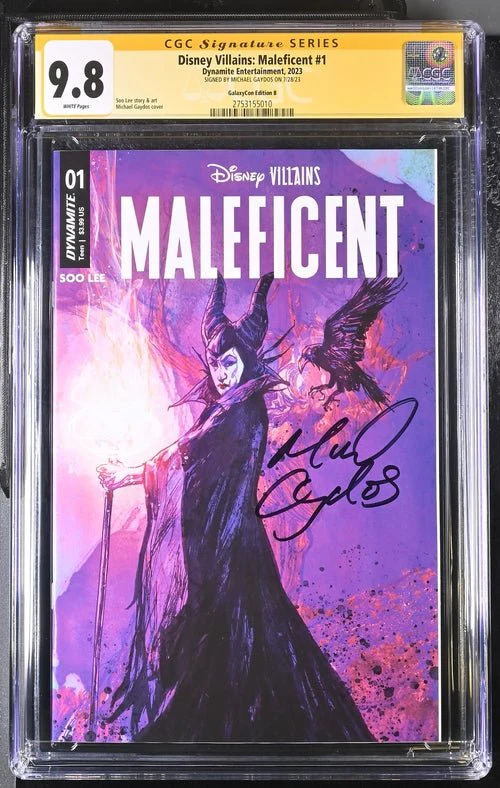 Disney Villains Maleficent #1 GalaxyCon Exclusive Gaydos Variant CGC Signature Series 9.8 Signed by Michael Gaydos - Image 14