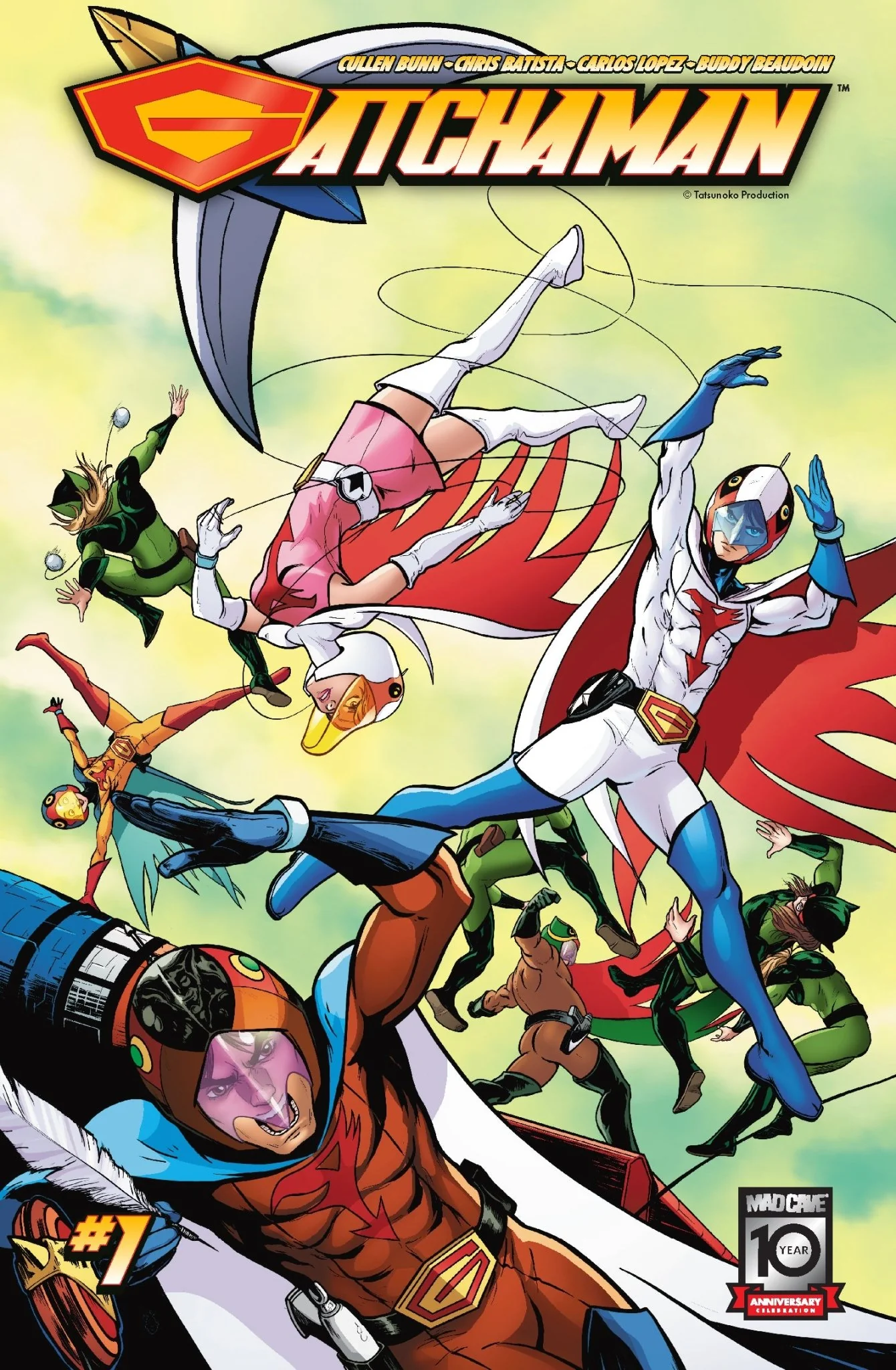 Gatchaman # 1 McKoy Cover A GalaxyCon Exclusive Comic Book - Image 2