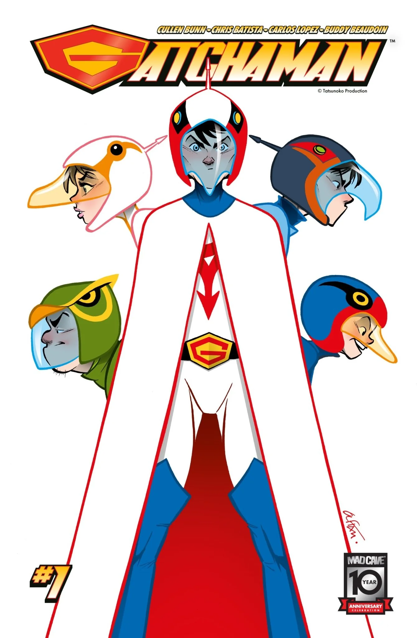 Gatchaman # 1 Duarte Cover A GalaxyCon Exclusive Comic Book - Image 2