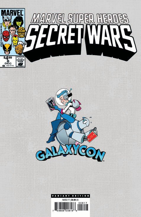 Marvel Super Heroes Secret Wars #8 Facsimile Edition GalaxyCon Exclusive Variant Comic Book - Image 3