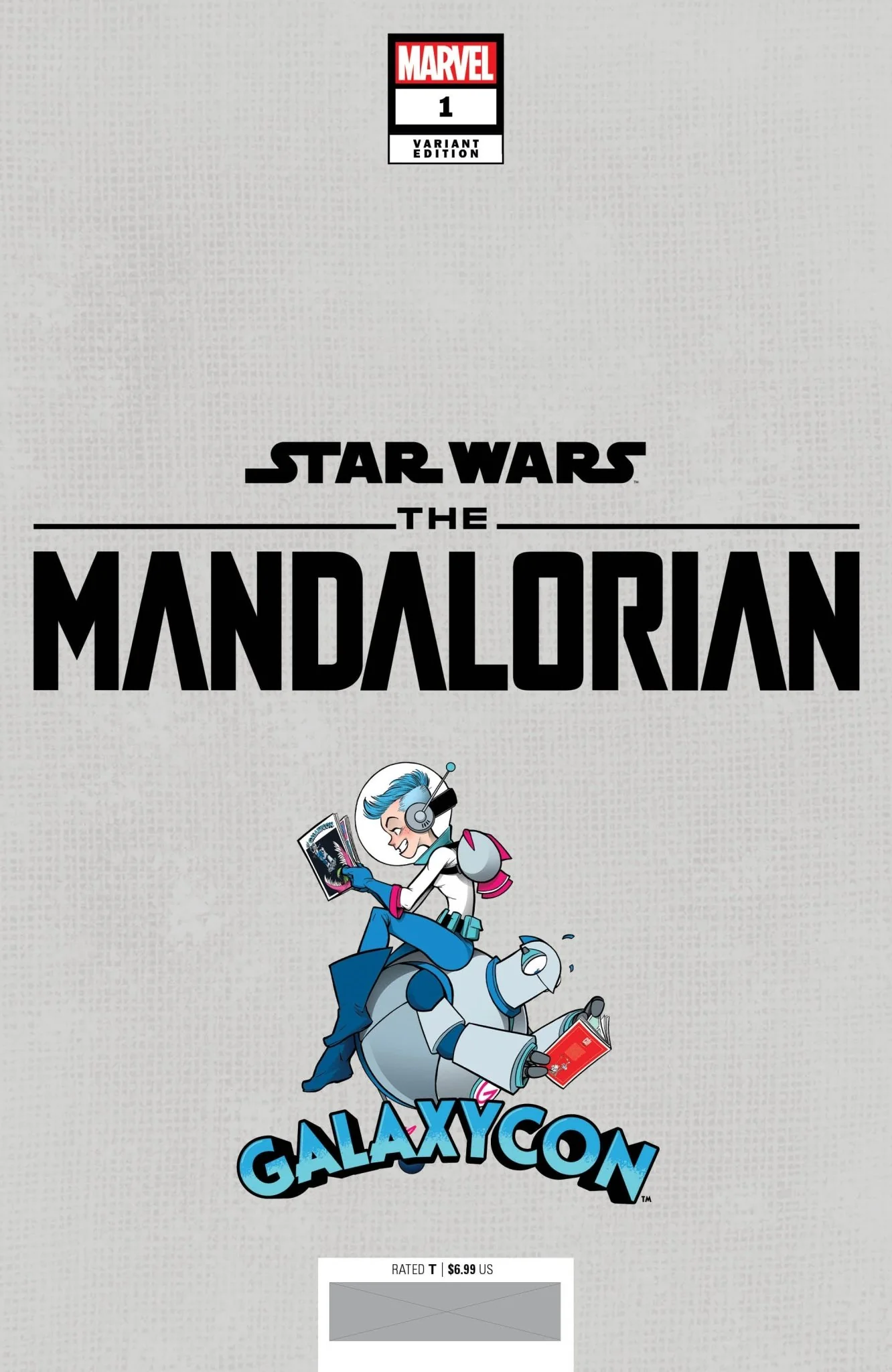 Star Wars The Mandalorian Season 2 #1 GalaxyCon Exclusive Virgin Variant Comic - Image 3