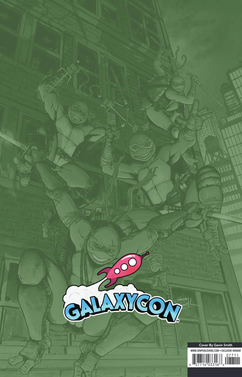 Teenage Mutant Ninja Turtles 2024 #1 Foil Cover A GalaxyCon Exclusive Comic Book - Image 3