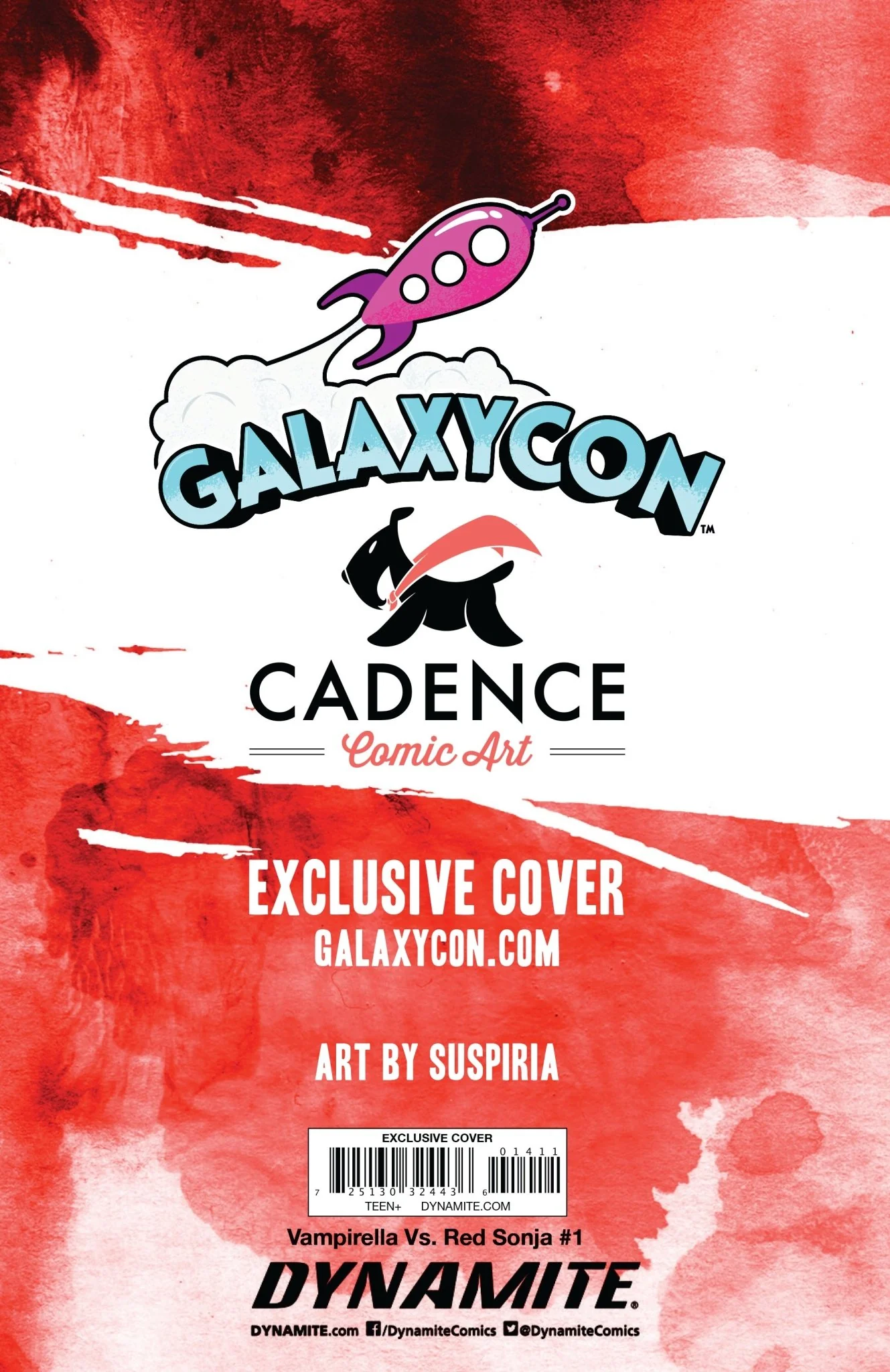 Vampirella vs. Red Sonja #1 GalaxyCon Exclusive Variant Comic Book - Image 3