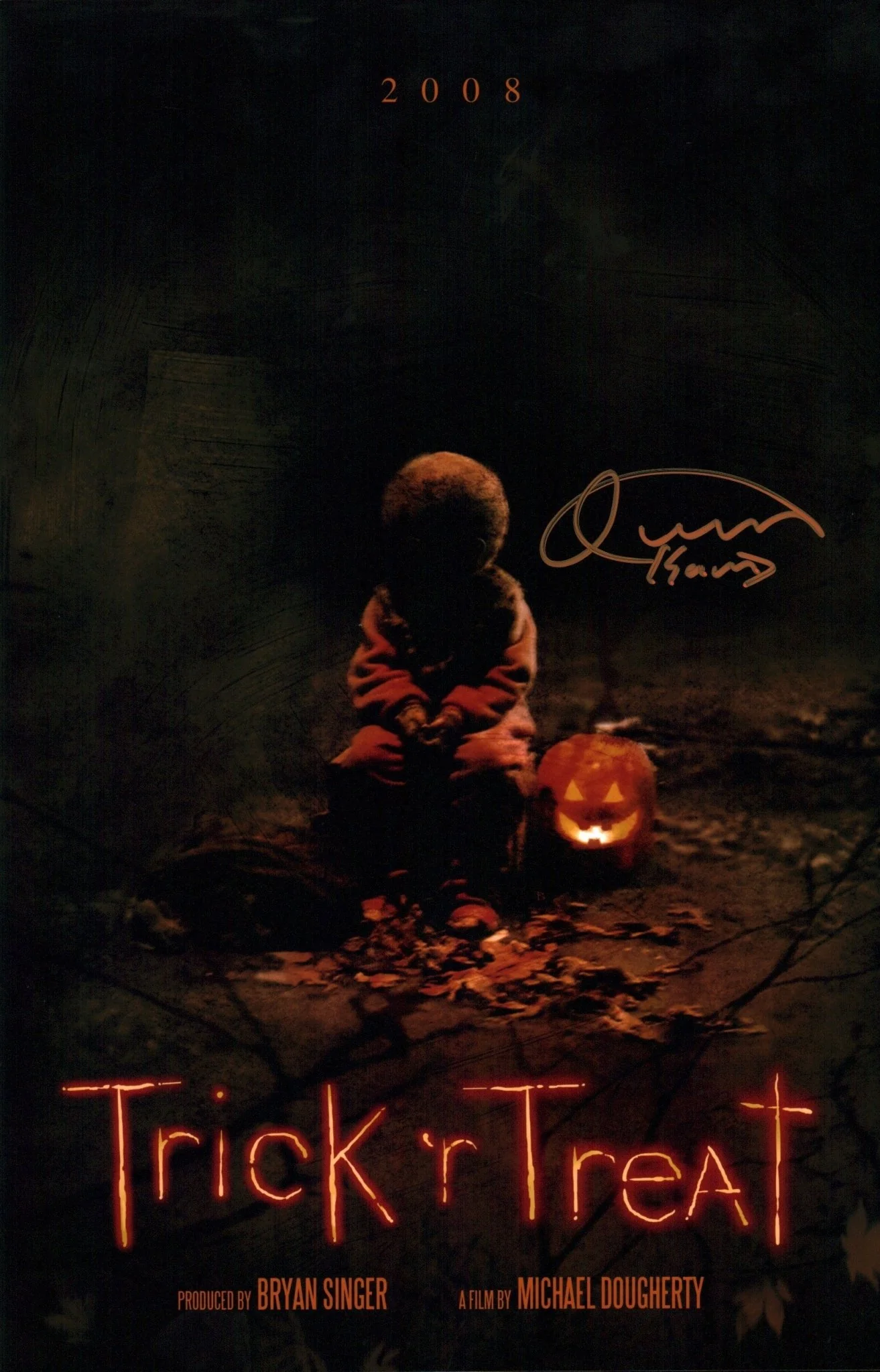 Quinn Lord Trick 'r Treat 11x17 Signed Photo Poster JSA Certified Autograph - Image 2