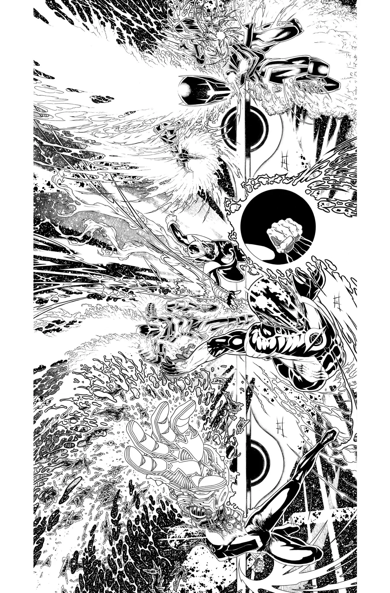 Radiant Red #1 GalaxyCon Exclusive B&W Virgin Variant Comic Book - Image 2
