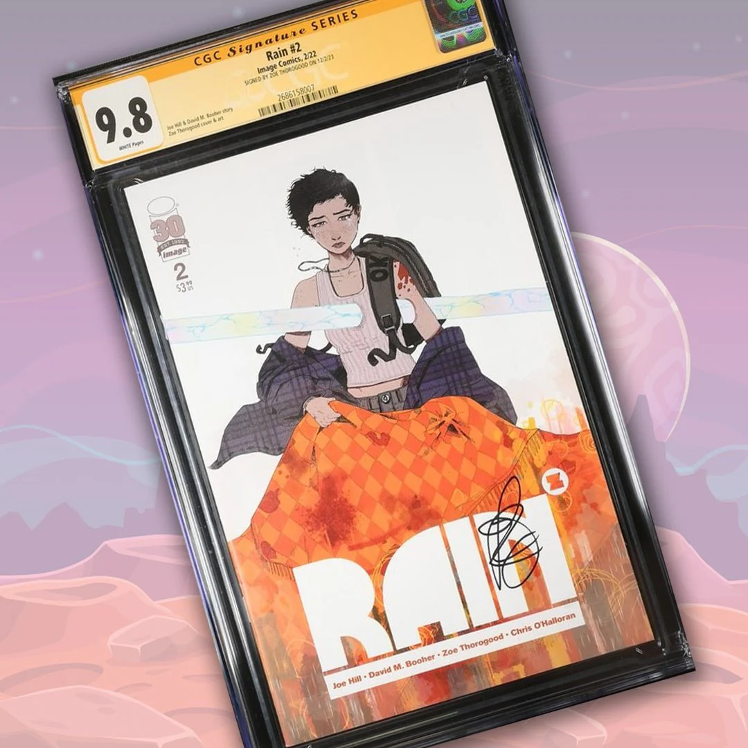 Rain #2 Image Comics CGC Signature Series 9.8 Signed Zoe Thorogood