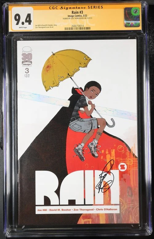 Rain #3 Image Comics CGC Signature Series 9.8 Signed Zoe Thorogood - Image 6