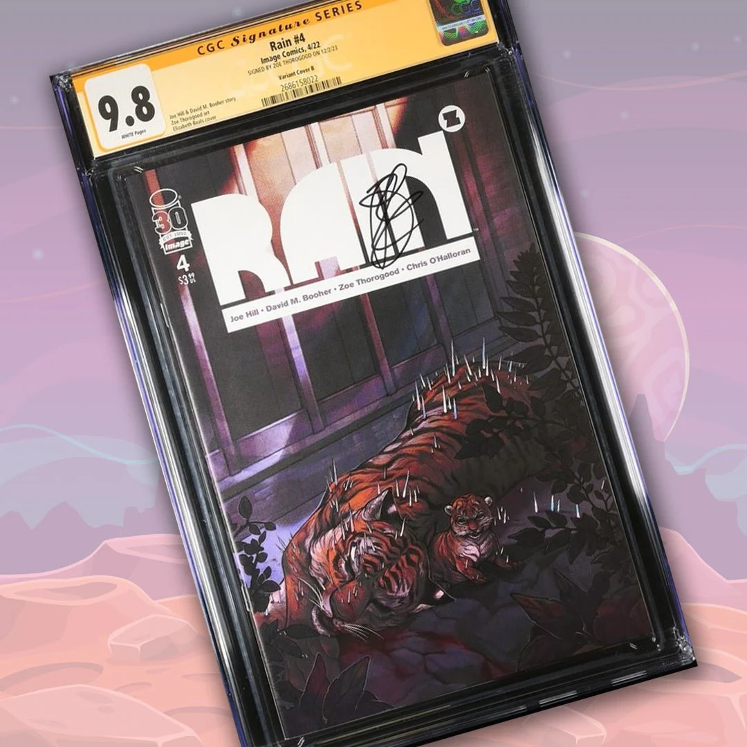 Rain #4 Variant Cover B Image Comics CGC Signature Series 9.8 Signed Zoe Thorogood