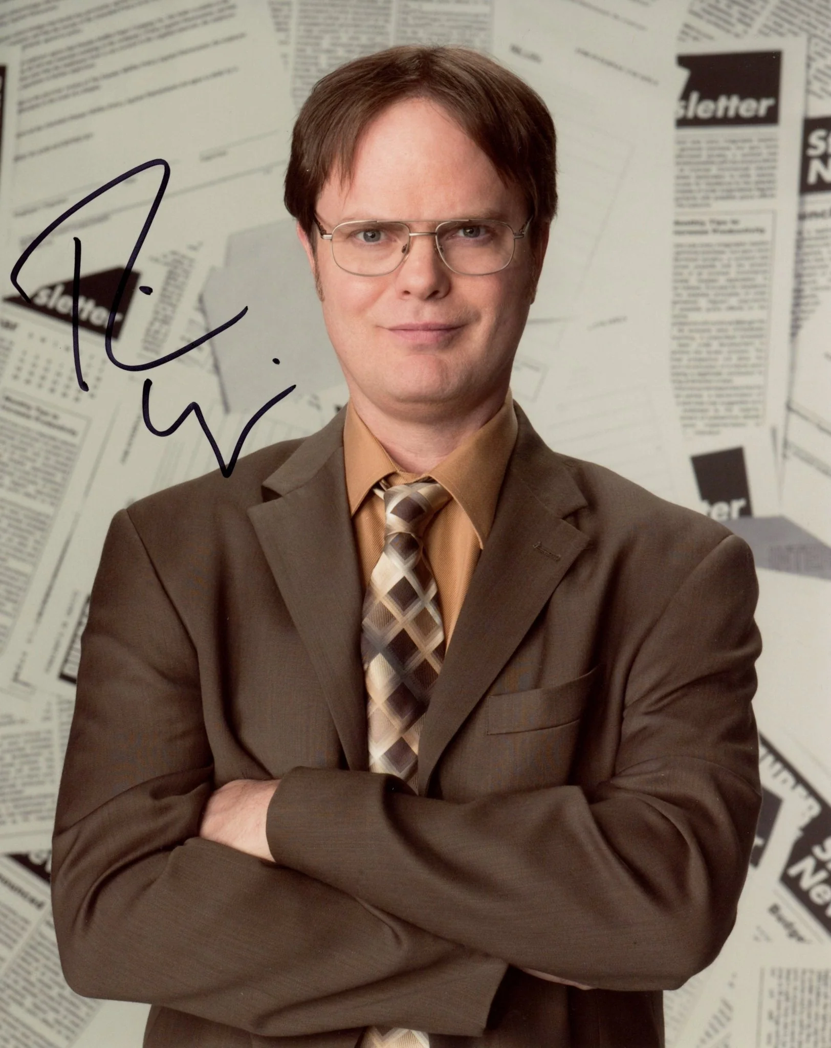 Rainn Wilson The Office 8x10 Signed Photo JSA Certified Autograph