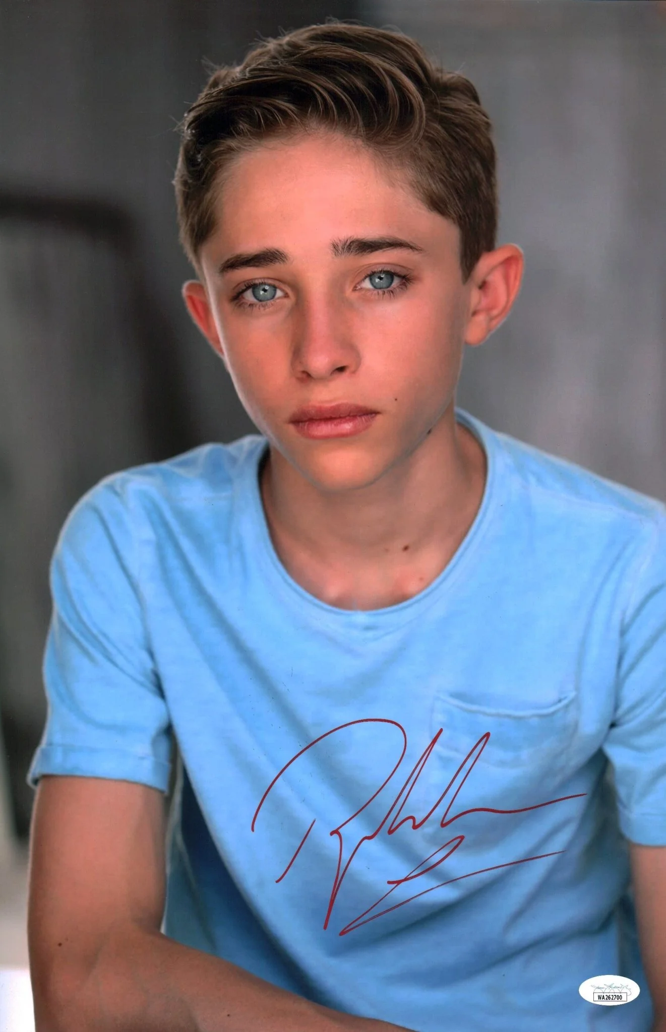 Raphael Luce Stranger Things 11x17 Signed Photo Poster JSA Certified Autograph