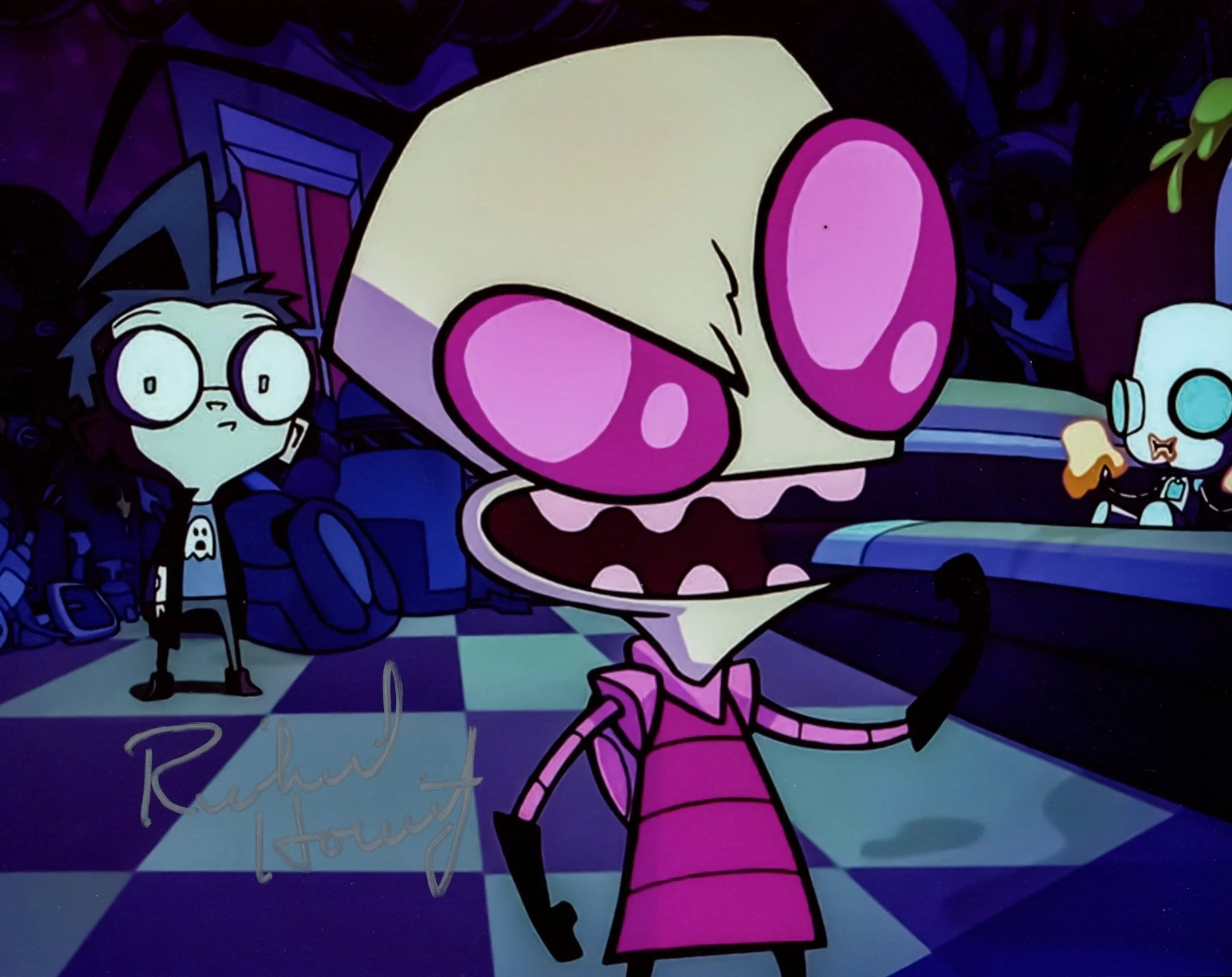 Richard Horvitz Invader Zim 8x10 Signed Photo JSA Certified Autograph