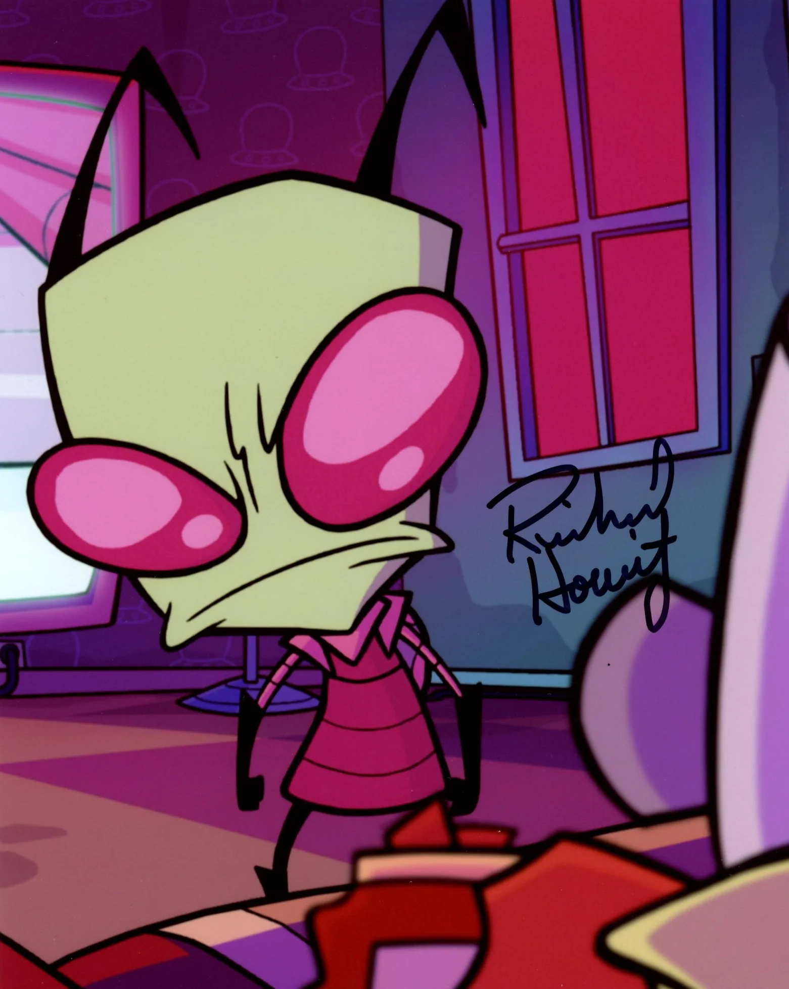 Richard Horvitz Invader Zim 8x10 Signed Photo JSA Certified Autograph - Image 2