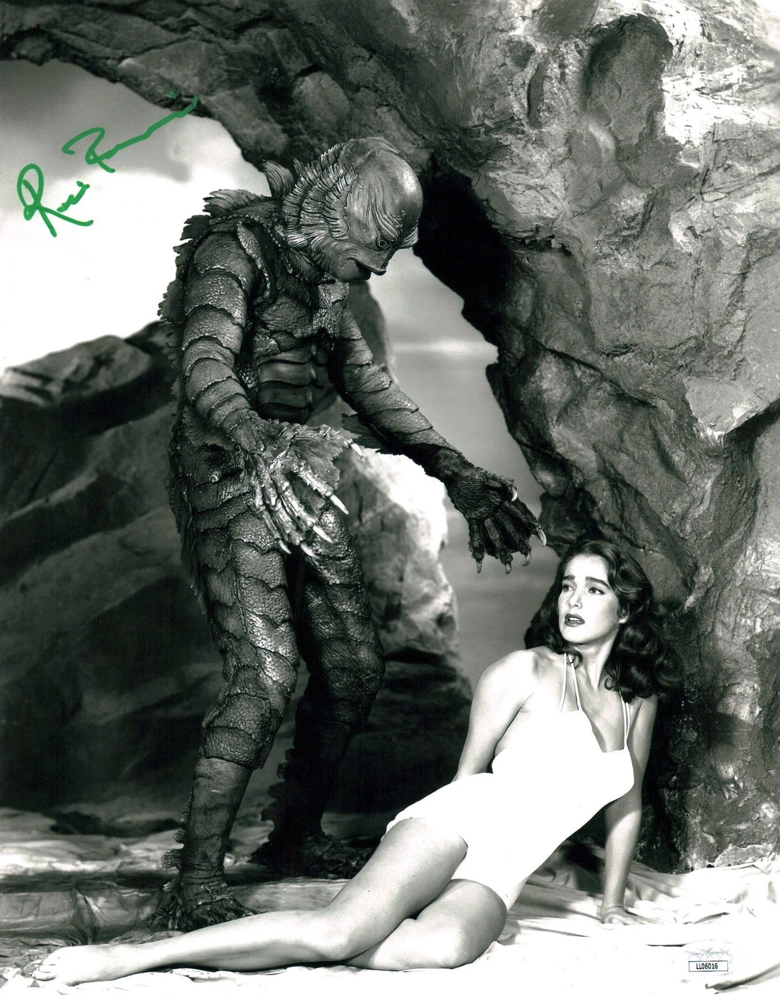 Ricou Browning Creature From The Black Lagoon 11x14 Signed Photo Poster JSA Certified Autograph - Image 3