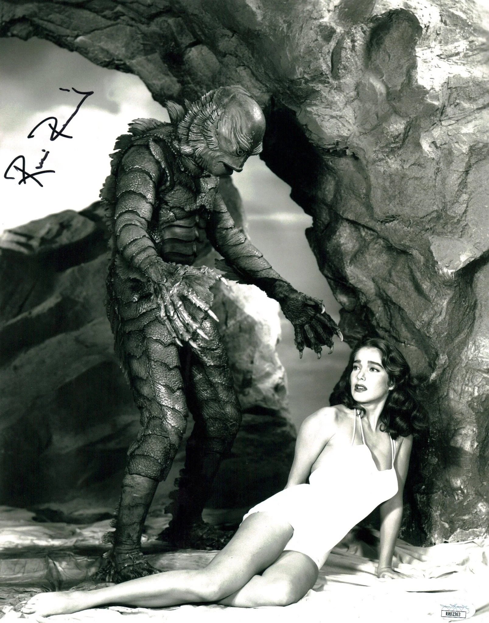 Ricou Browning Creature From The Black Lagoon 11x14 Signed Photo Poster JSA Certified Autograph - Image 4