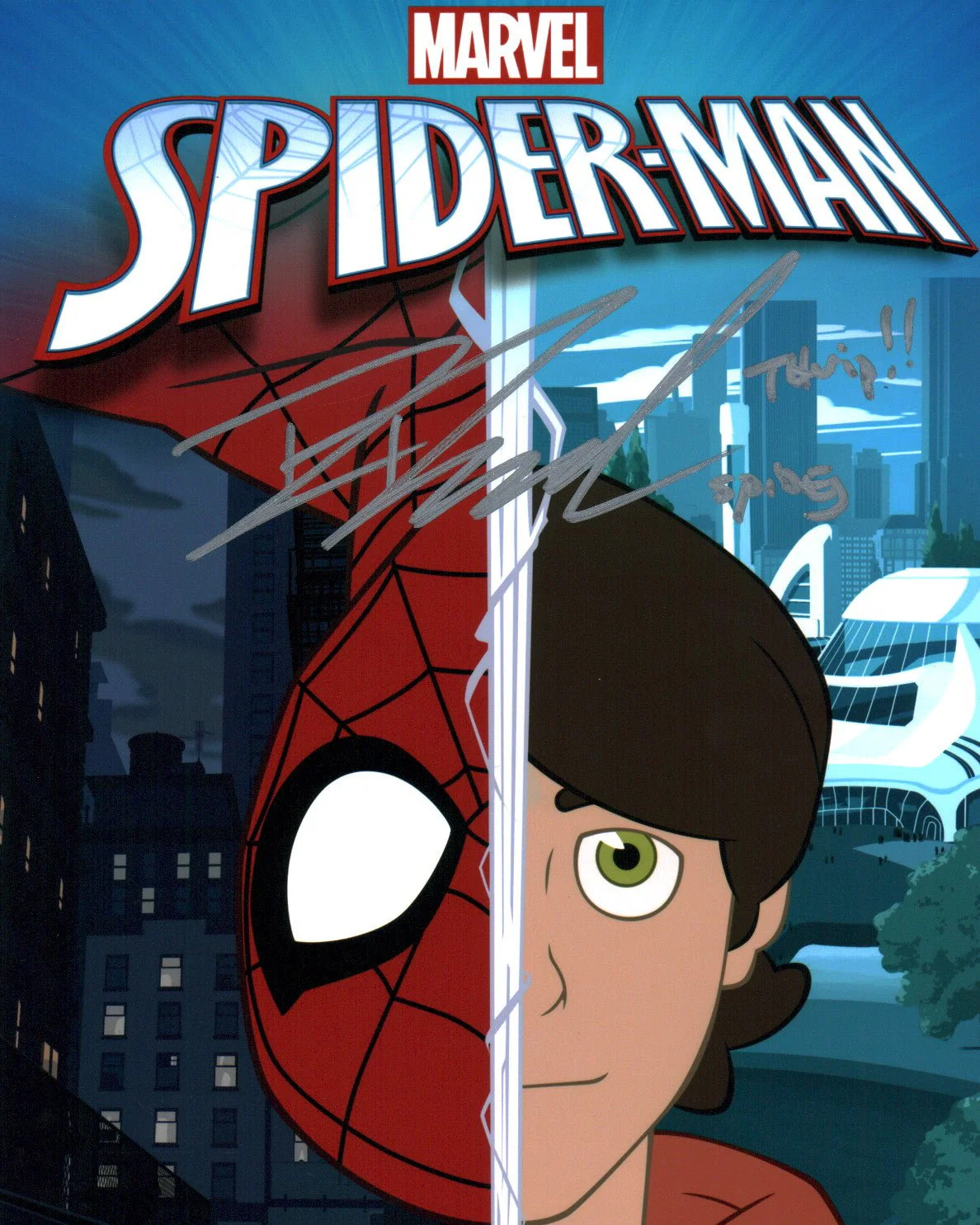 Robbie Daymond Marvel's Spider-Man 8x10 Photo Signed Autograph JSA Certified Autograph - Image 3