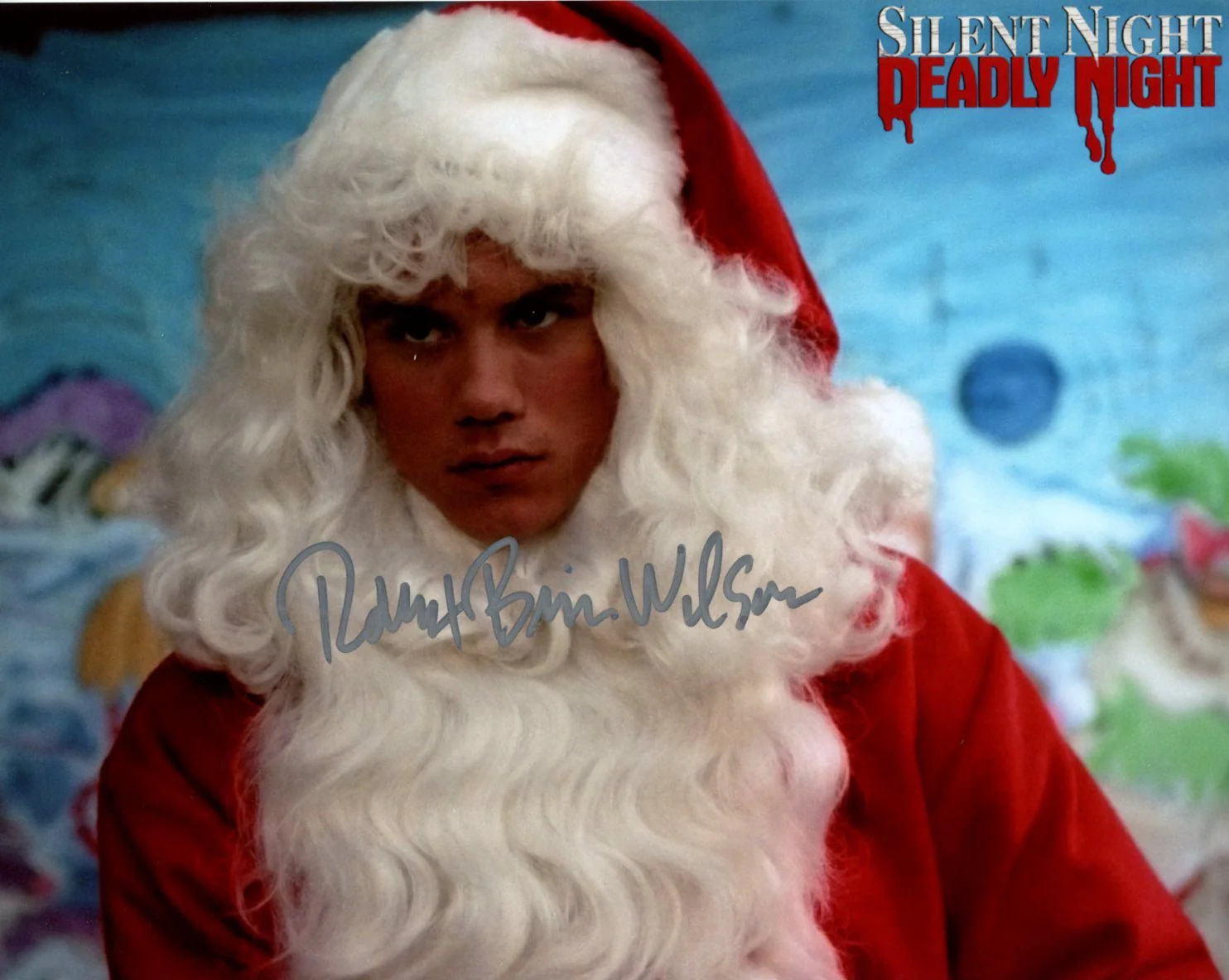 Robert Brian Wilson Silent Night, Deadly Night 8x10 Signed Photo JSA Certified Autograph