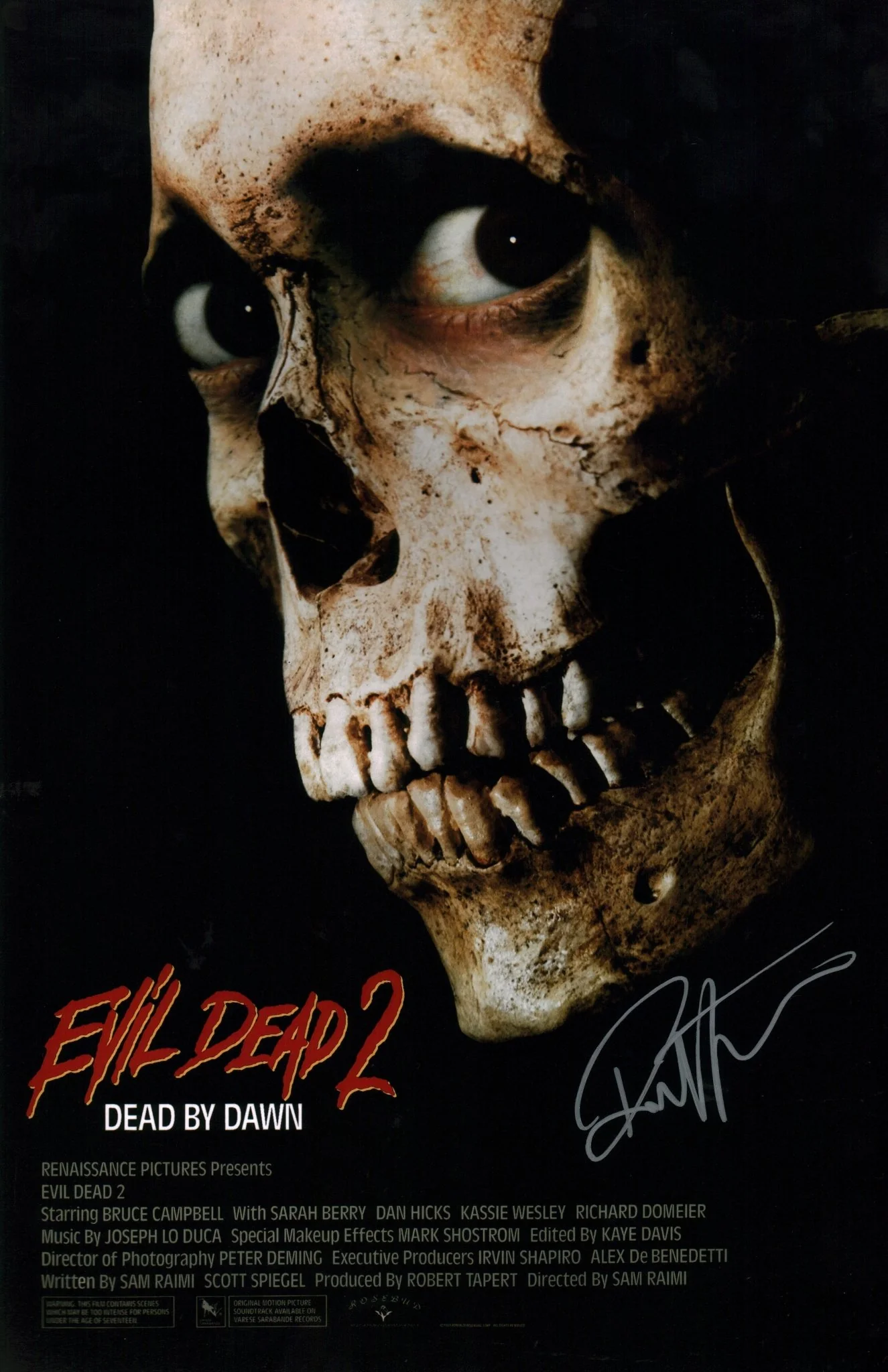 Robert Kurtzman Evil Dead 11x17 Signed Photo JSA Certified Autograph