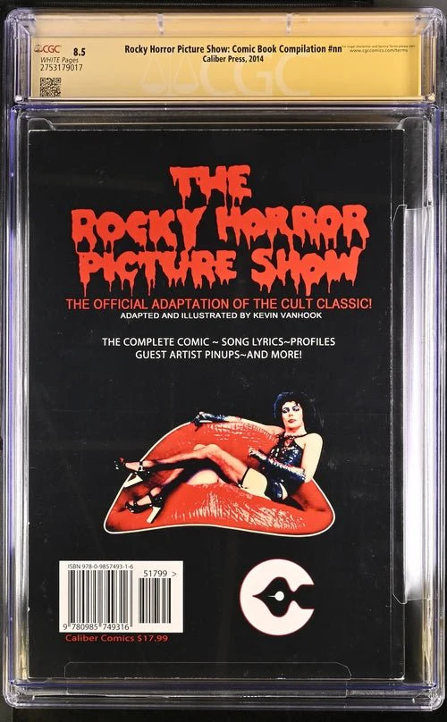 Rocky Horror Picture Show: Comic Book Compliation #nn CGC Signature Series 8.5 Cast x3 Signed Bostwick, Sarandon, Curry - Image 3