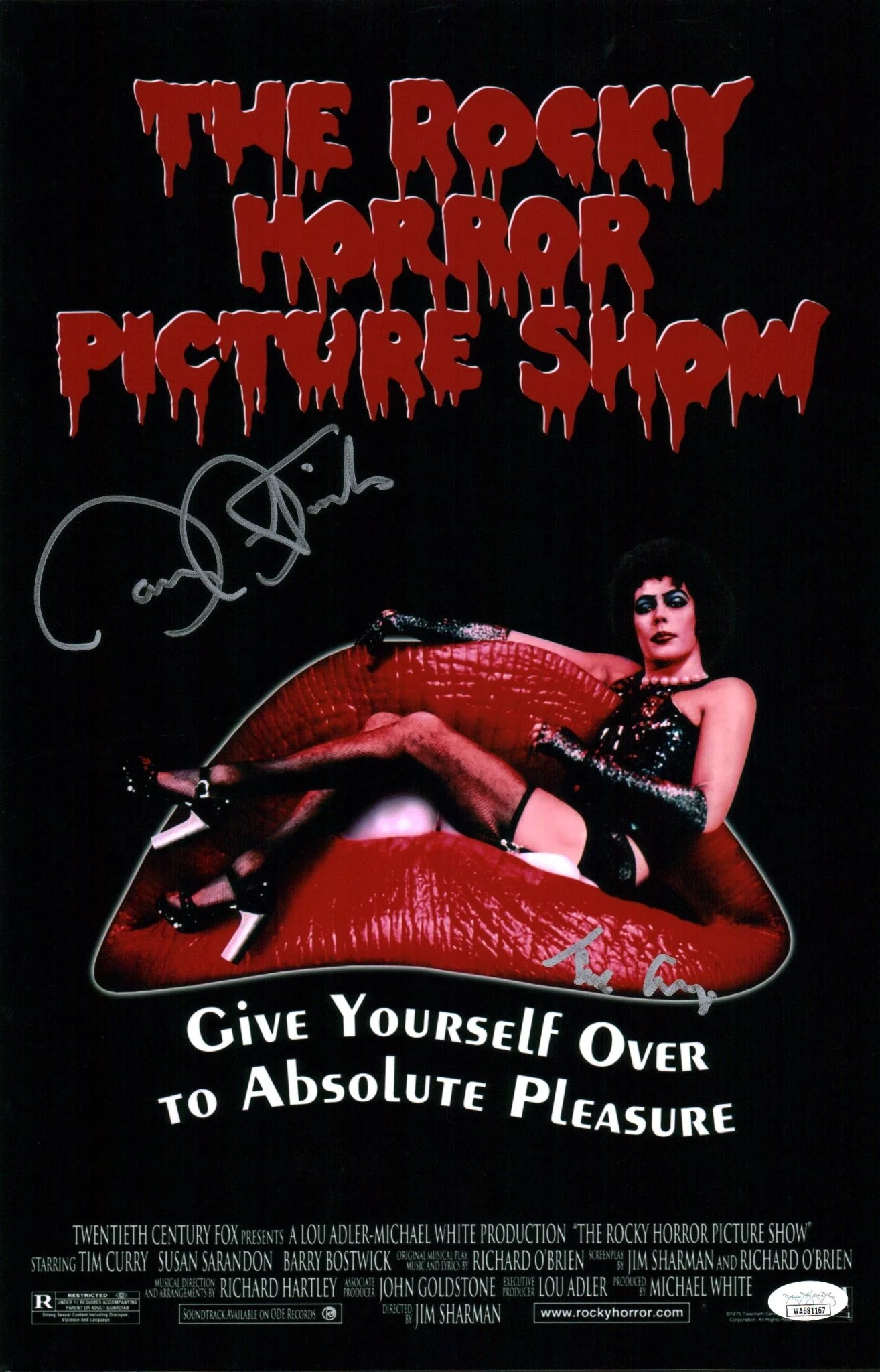 Rocky Horror Picture Show 11x17 Photo Poster Cast x2 Signed Bostwick Curry JSA Beckett Certified Autograph - Image 5