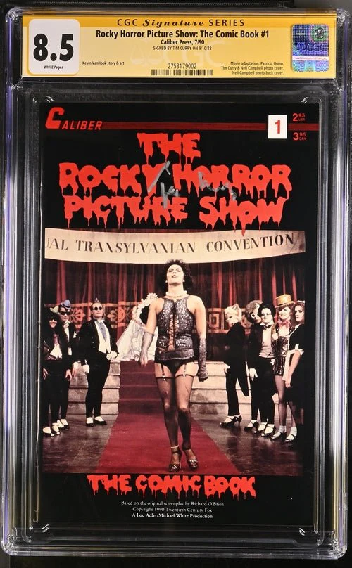 Rocky Horror Picture Show: The Comic Book #1 CGC Signature Series 8.5 Signed Tim Curry - Image 2