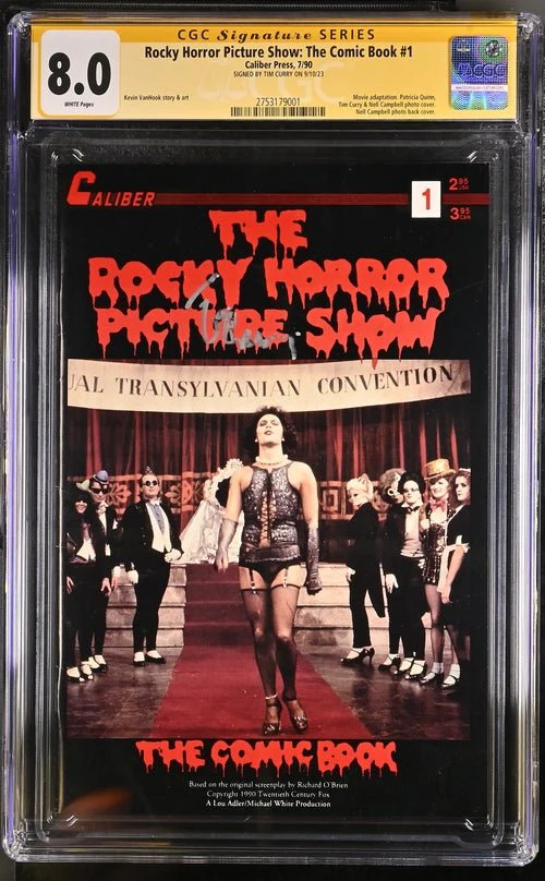 Rocky Horror Picture Show: The Comic Book #1 CGC Signature Series 8.0 Signed Tim Curry - Image 2