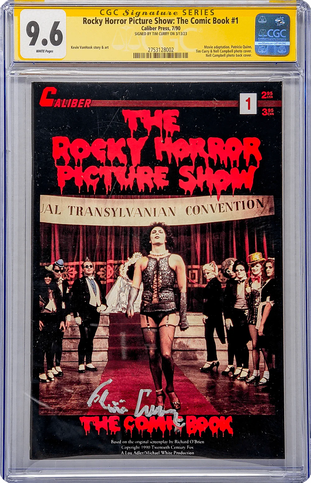 Rocky Horror Picture Show: The Comic Book #1 CGC Signature Series 9.6 Signed Tim Curry - Image 2