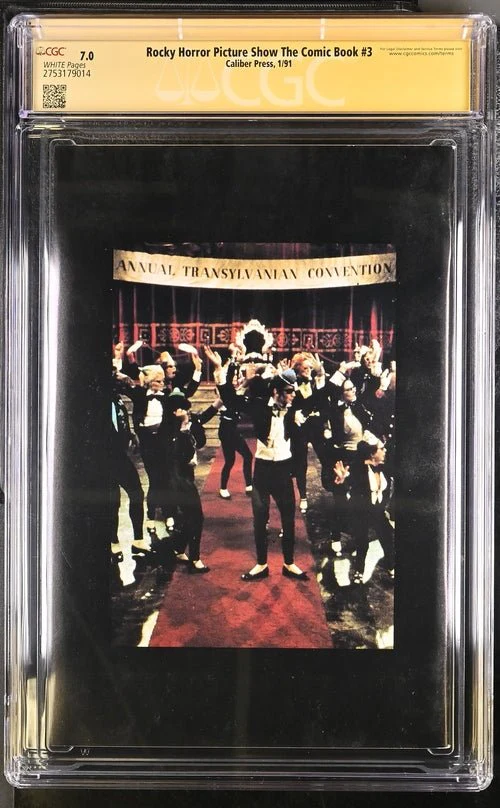 Rocky Horror Picture Show: The Comic Book #3 CGC Signature Series 7.0 Cast x3 Signed Bostwick, Sarandon, Curry - Image 3