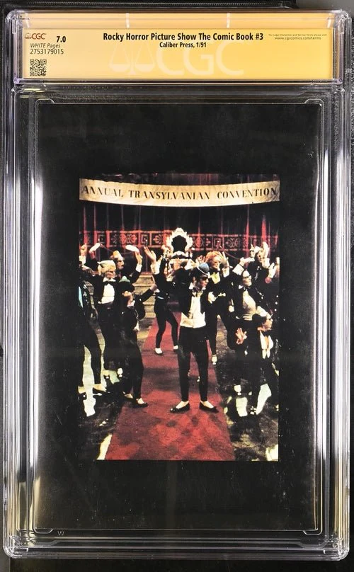Rocky Horror Picture Show: The Comic Book #3 CGC Signature Series 7.0 Cast x3 Signed Bostwick, Sarandon, Curry - Image 5