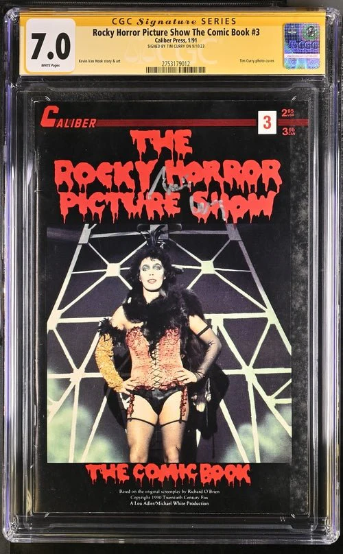 Rocky Horror Picture Show: The Comic Book #3 CGC Signature Series 7.0 Signed Tim Curry - Image 2
