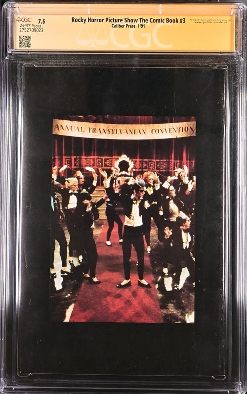 Rocky Horror Picture Show: The Comic Book #3 CGC Signature Series 7.5 Cast x3 Signed Bostwick, Sarandon, Curry - Image 3