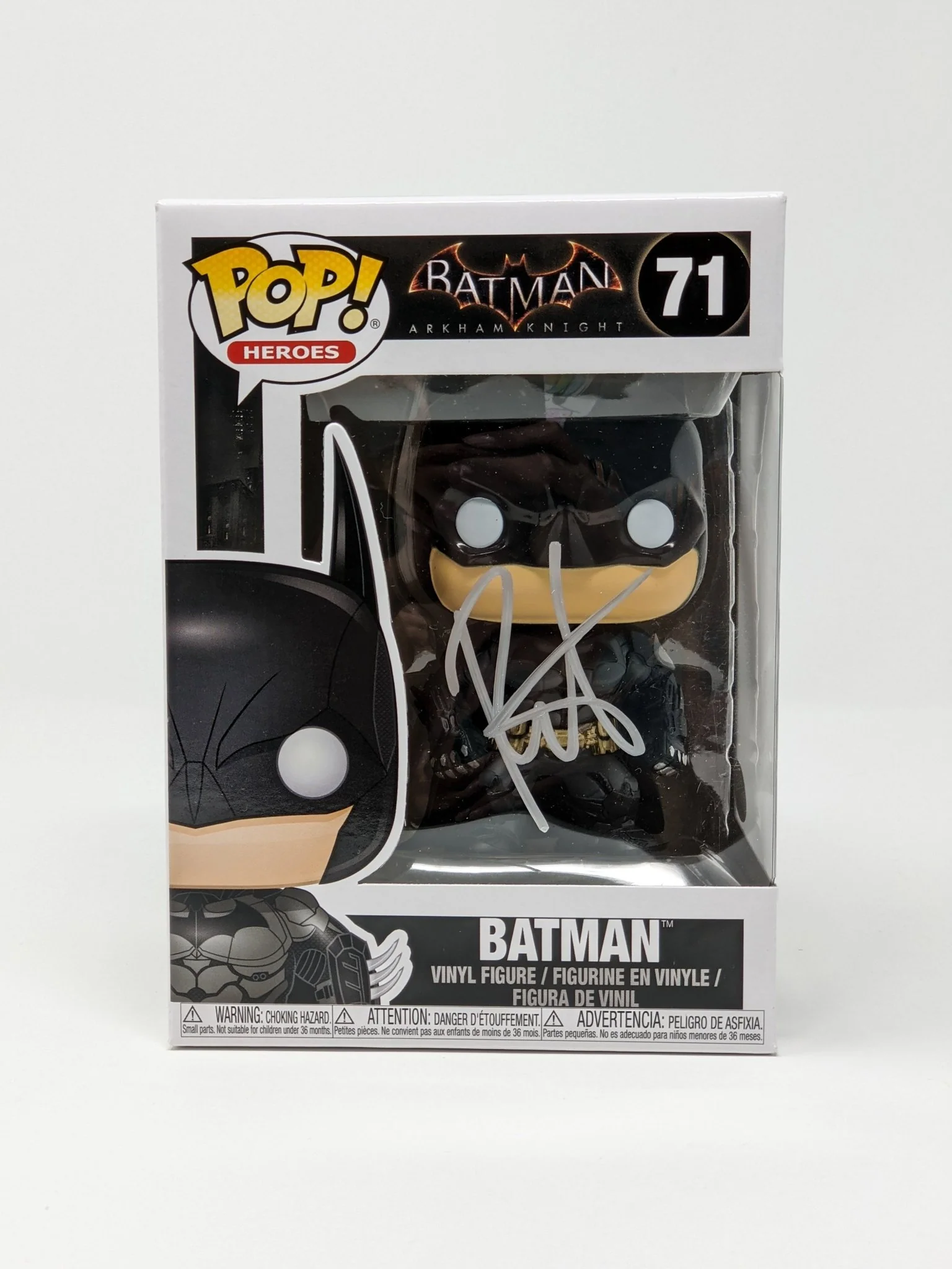 Roger Craig Smith DC Batman Arkham Knight #71 Signed Funko Pop JSA Autograph - Image 3