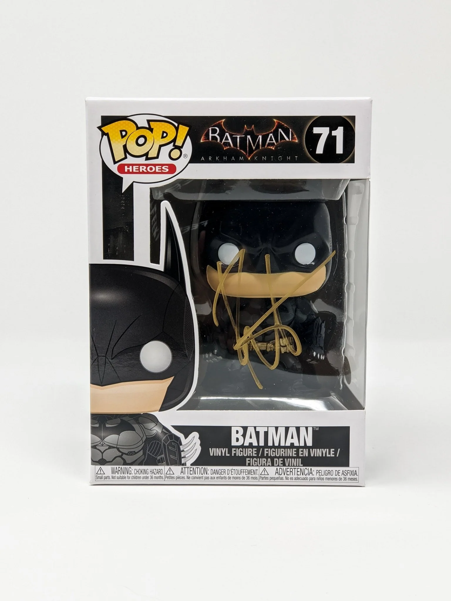 Roger Craig Smith DC Batman Arkham Knight #71 Signed Funko Pop JSA Autograph - Image 4
