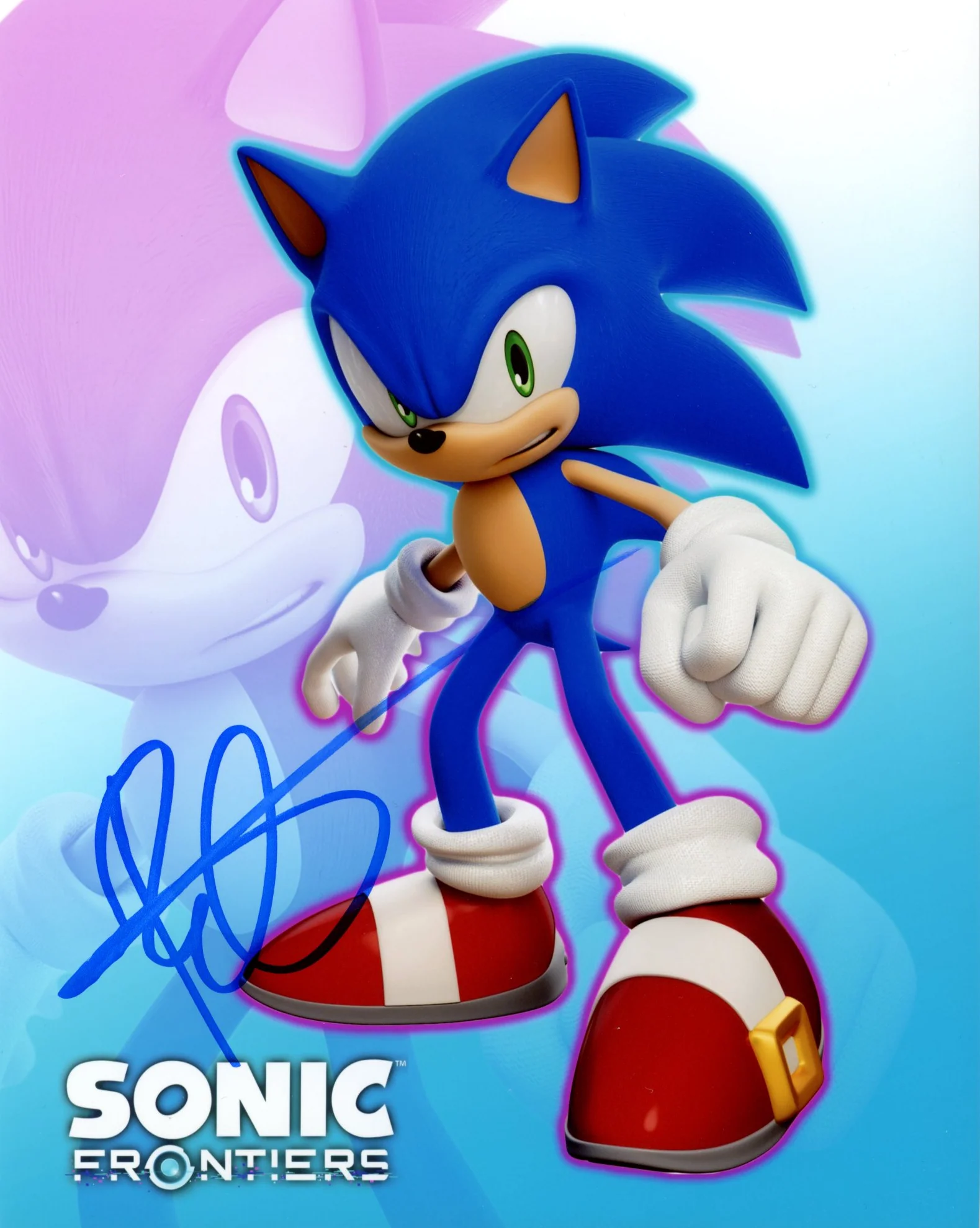 Roger Craig Smith Sonic Frontiers 8x10 Signed Photo JSA Certified Autograph