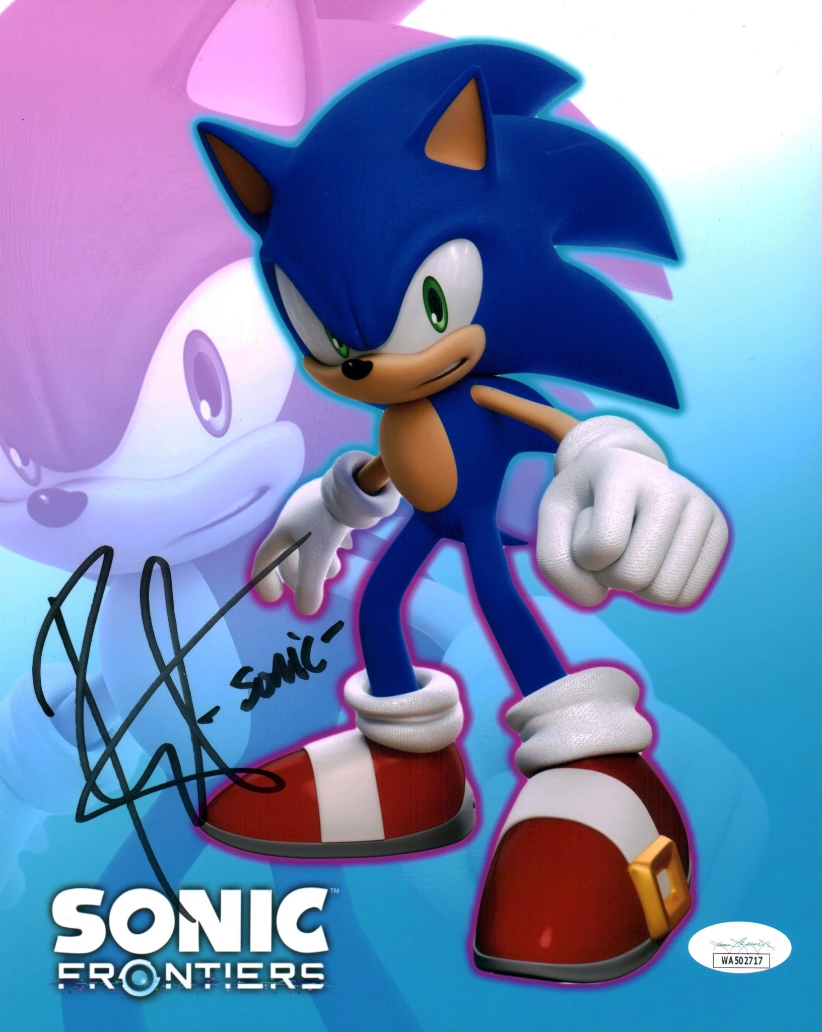 Roger Craig Smith Sonic Frontiers 8x10 Signed Photo JSA Certified Autograph - Image 2
