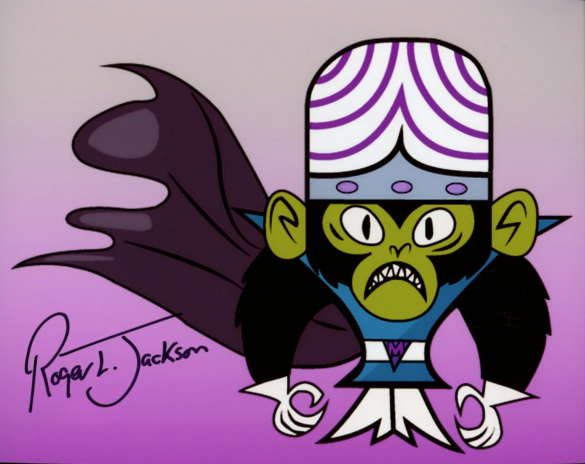 Roger L. Jackson The Powerpuff Girls 8x10 Signed Photo JSA Certified Autograph - Image 2