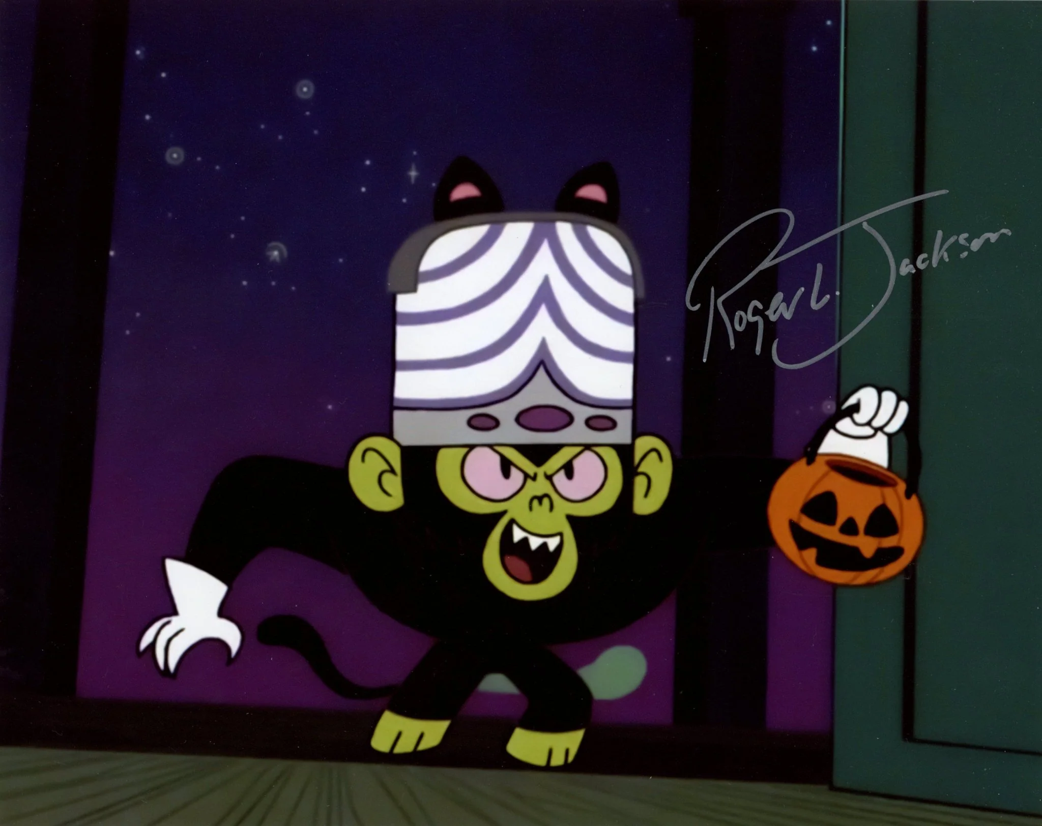 Roger L. Jackson The Powerpuff Girls 8x10 Signed Photo JSA Certified Autograph - Image 2