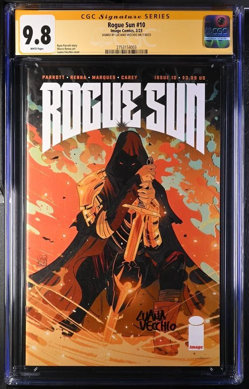 Rogue Sun #10 Image Comics CGC Signature Series 9.8 Signed Luana Vecchio - Image 2