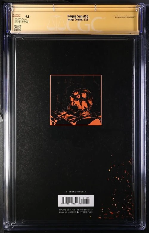 Rogue Sun #10 Image Comics CGC Signature Series 9.8 Signed Luana Vecchio - Image 3