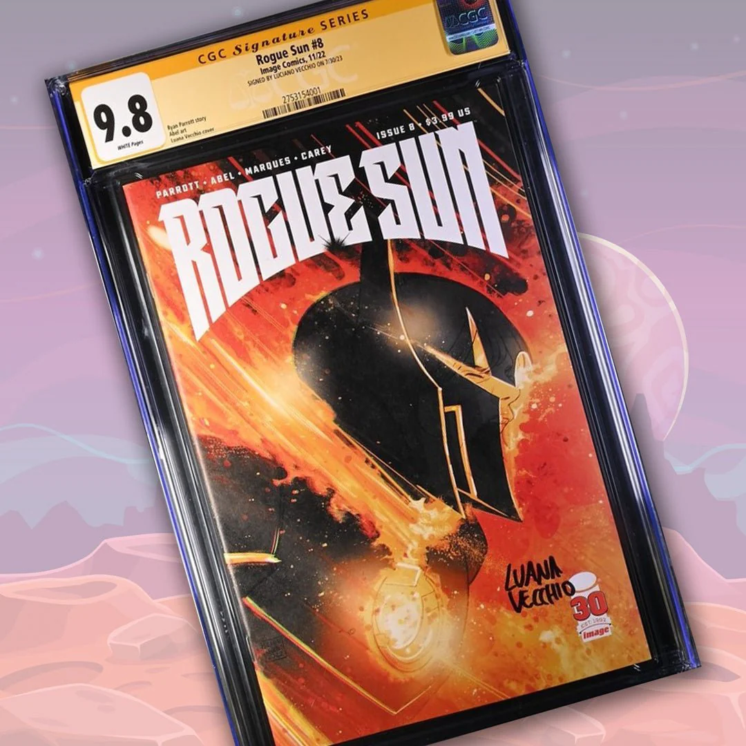 Rogue Sun #8 Image Comics CGC Signature Series 9.8 Signed Luana Vecchio