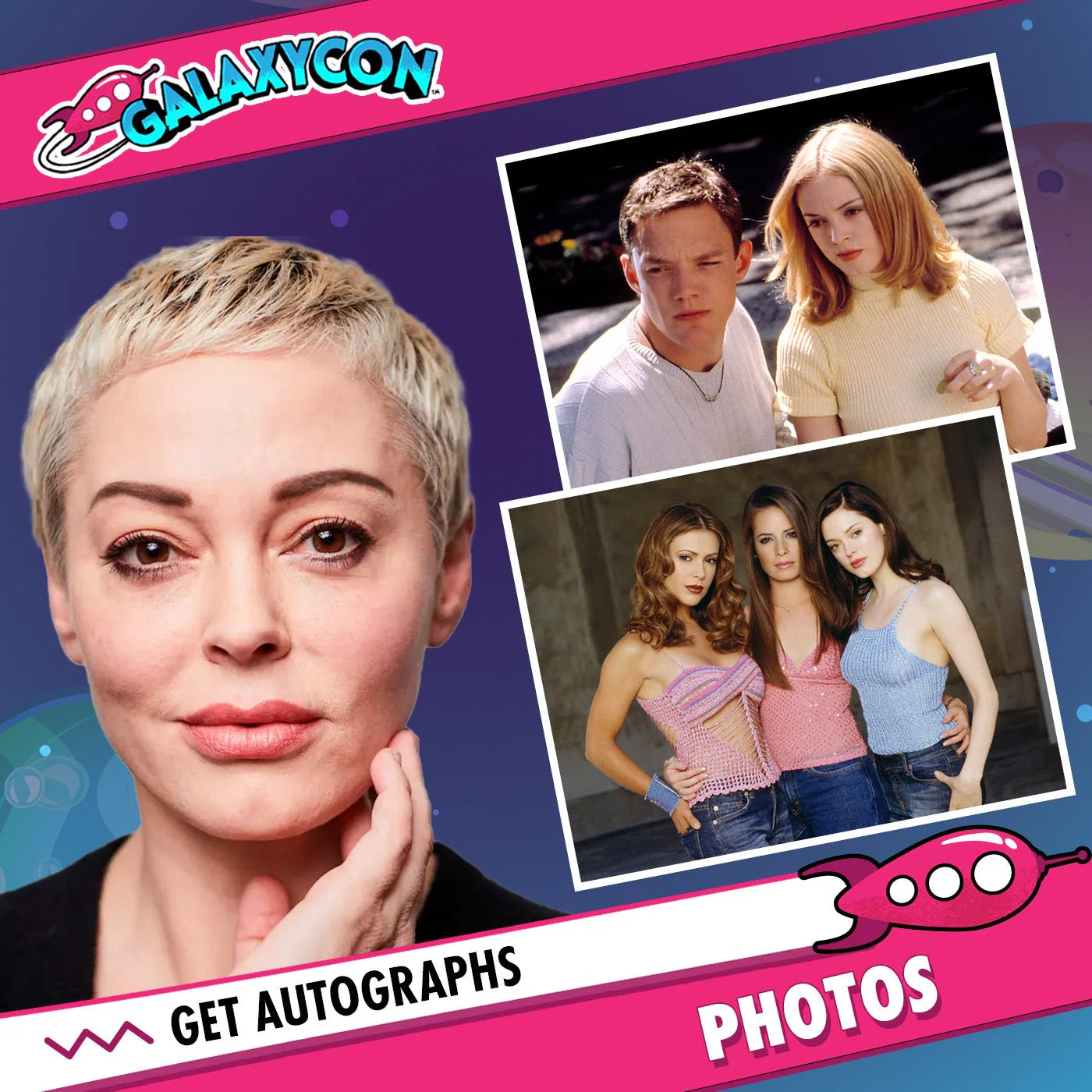 Rose McGowan: Autograph Signing on Photos, June 30th